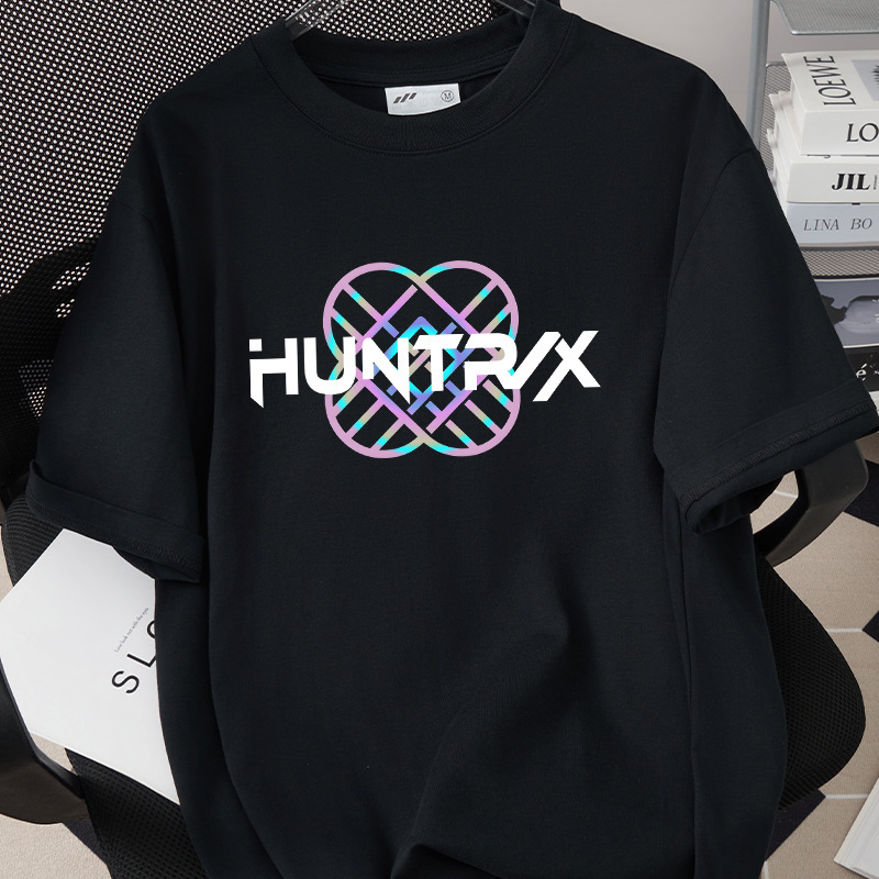 狩魔女団 K-POP 高品質プリント半袖 Tシャツ 大人用 ゆったり 260g 純綿 トップス 0704|undefined