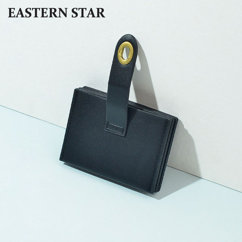  new Japanese and Korean short women's wallet simple and compact pickup bag ins student style multi-card slot coin purse