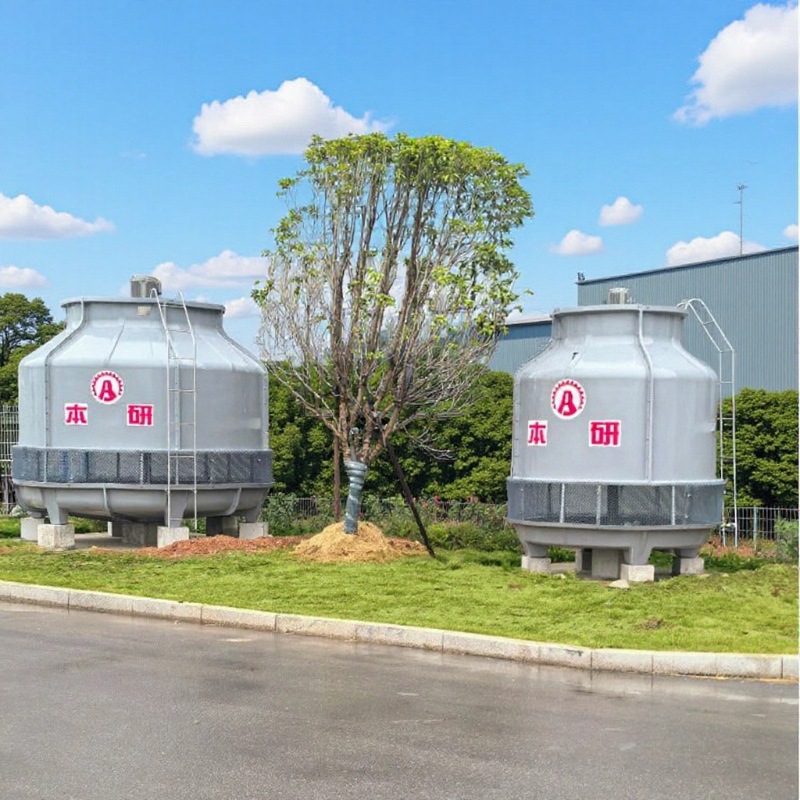 工业生产设备降温玻璃钢圆形冷却塔 降温快速 适应范围大