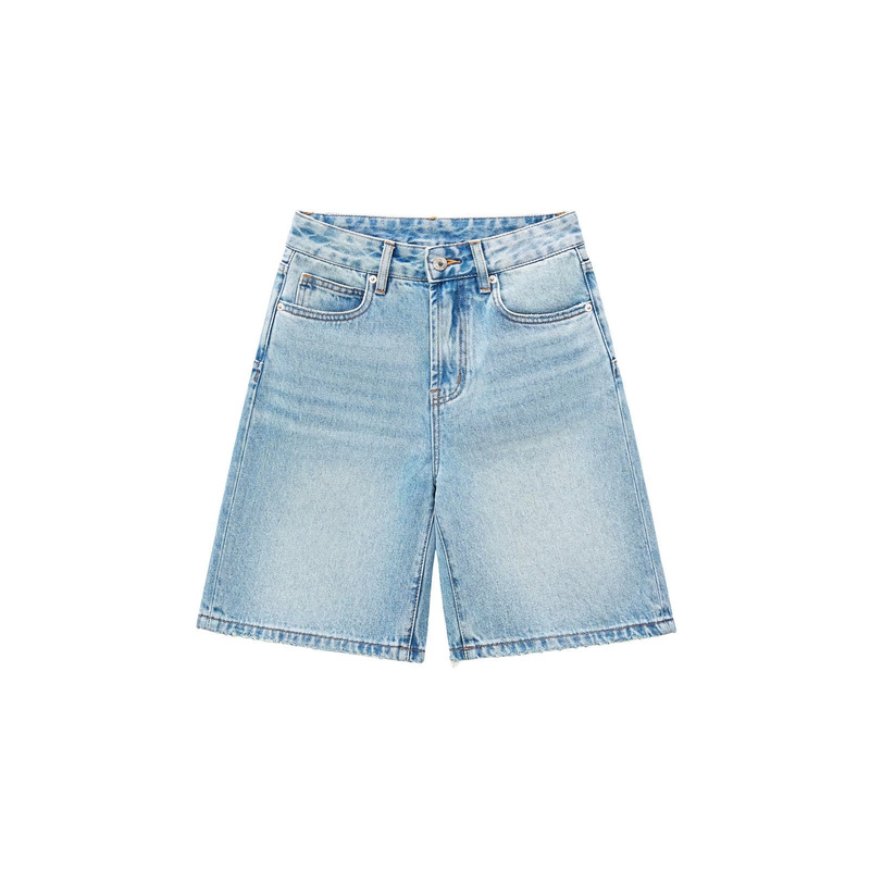 2026 Trendy New Denim Shorts, Thin Style for Spring and Summer, Casual and Versatile, Stylish Mid-Length Pants for Women