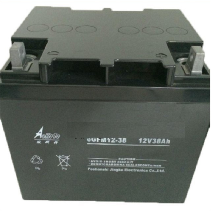 傲科特蓄电池6GFM12-38 深循环长寿命电瓶 消防监控系统EPS应急电