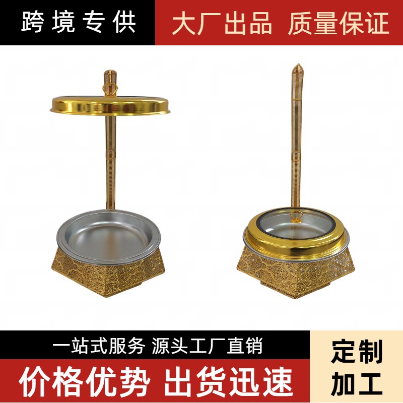 New Cross-Border Stainless Steel Alcohol Stove Hotel Buffet Stove Thermal Insulation Chafing Dish Wholesale Alcohol Stove