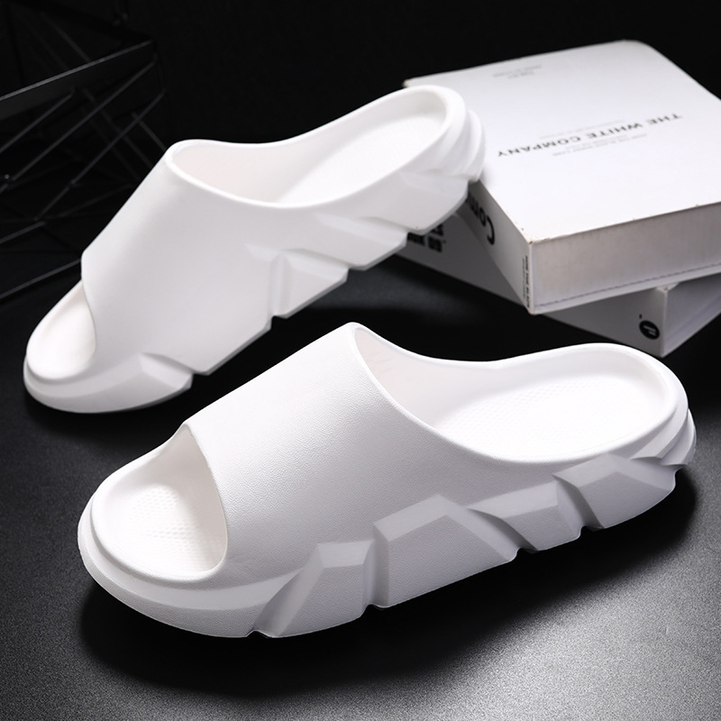 Large Size Slippers Couple's Indoor and Outdoor Slip-on Shit Feeling 4.0 Platform Sole EVA Sandals Summer Men's Shoes Sandals