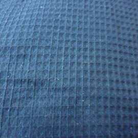 供应高档纯棉夫格 绍兴宽爱华夫格卫衣T恤家居服休闲服面料棉纱布
