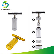 星布斯直供金属银色压烟器小量批发 金属合金压烟棒Cream Whipper