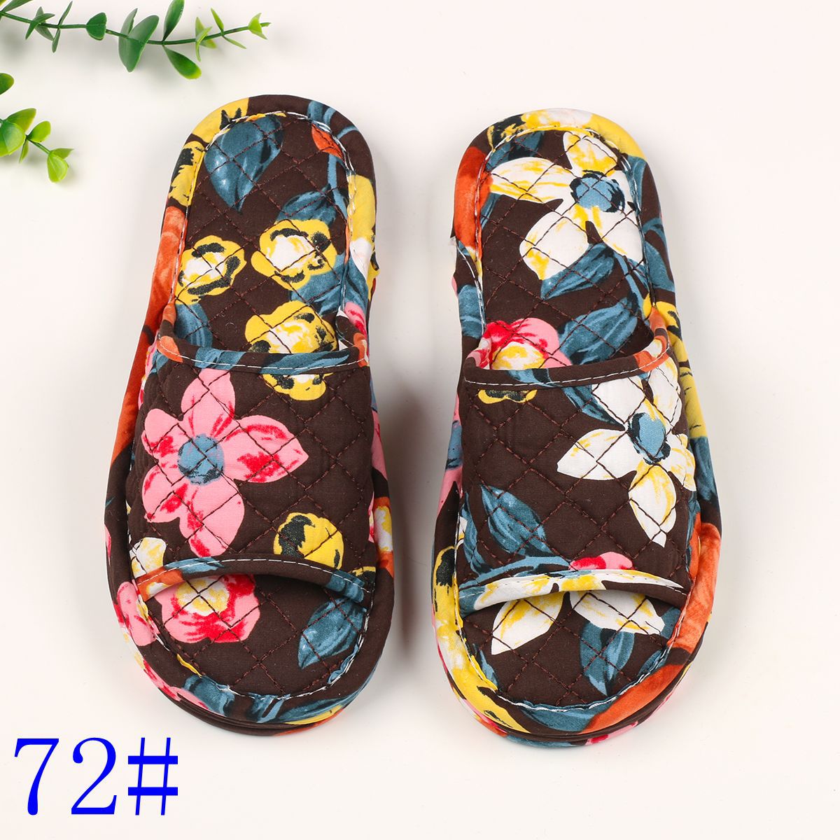 삼겹 꽃무늬 원단 여성용 72