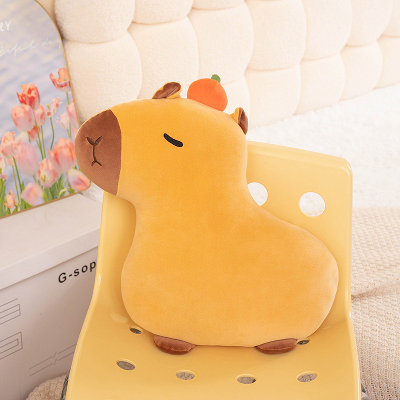 Dibujos animados Mohson almohada animal lindo rinoceronte cocodrilo zorro Kapibala muñeco de peluche sofá cojín de sala de estar