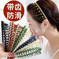 カチューシャの女性2023新型シンプルなカチューシャ洗顔専用の歯付き滑り止め小髪整理神器カチューシャ