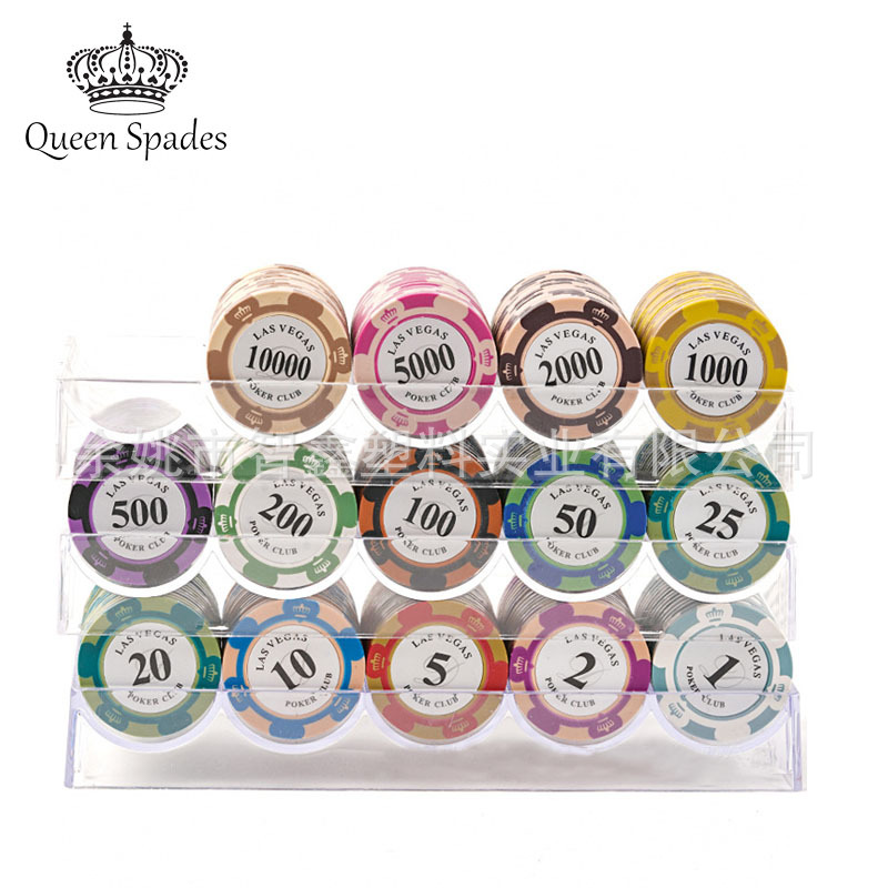 Clay chips Texas POKER game currency POKER CLUB Baijia mahjong chips factory direct sales