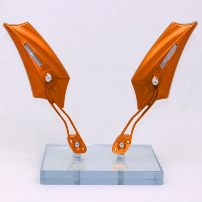 8mm Universal Reflector Motorcycle | Motorcycle rearview mirror - 2760-orange