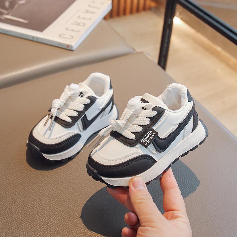 Moeder & Kinderen Canvas Schoenen voor Peuters en Baby's Lente Herfst Comfortabele Ademende Lage Sneakers Jongens Hardloopschoenen Papa Schoenen_voghion.com