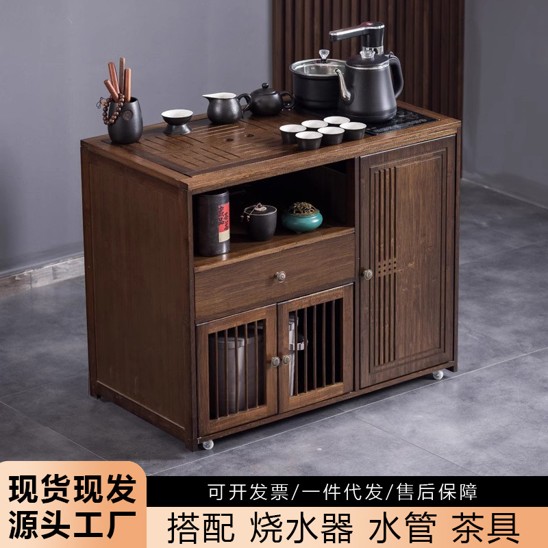 차 테이블, 발코니, 거실, 가정용, 일체형 주전자, 차 테이블 사이드 캐비닛, 차 수납장, 차 테이블, 이동식 차 카트, 이동 가능