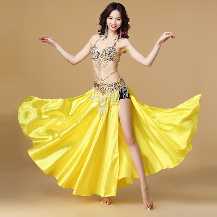 Ropa de danza India de gama alta ropa de danza del vientre 2023 primavera y verano sexy nueva ropa de práctica ropa de rendimiento falda de sujetador femenino