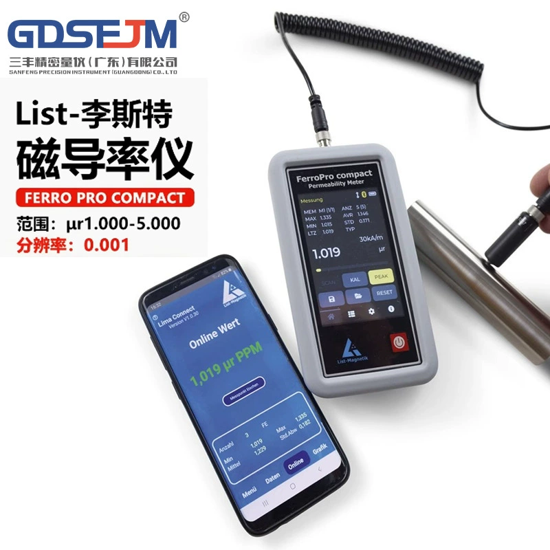 Немецкий List-Magnetik Lister магнитометр FerroPro компактный магнитометр