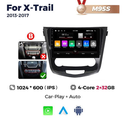 DVD Navigation — Nissan X-Trail Rogue - m95s-2-32-quad-core-wifi-edition-b