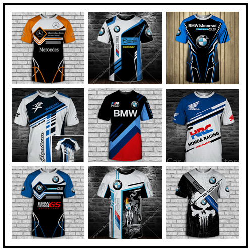 Tamaño europeo y americano transfronterizo 2022 moda nuevo traje de carreras todoterreno manga corta de verano para hombres resistente al desgaste