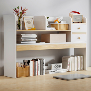 Bookshelf Desktop Storage Rack Office Desk Multi-Layer Storage Rack Simple Cabinet Bedroom Home Desk Small Bookcase