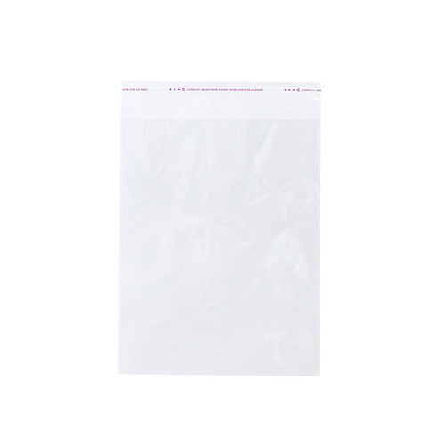 16cm wide opp bag transparent plastic packaging bag clothing accessories self-adhesive bag warning printed