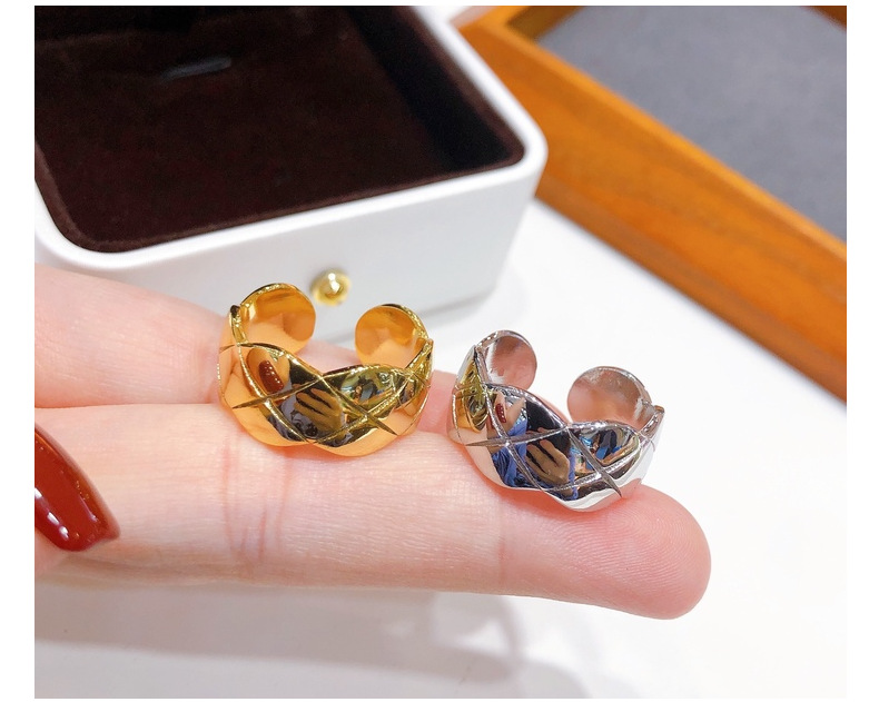 Casual Round Copper Plating Open Ring 1 Piece