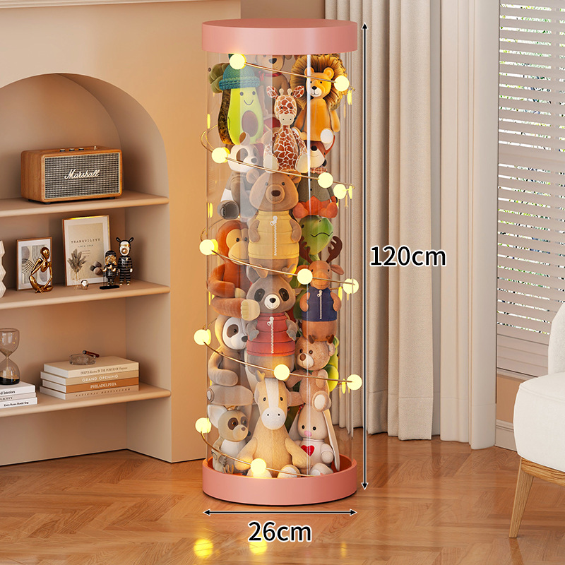 클립 스타일 [핑크 커버 + 야간 조명] 26cm*120cm