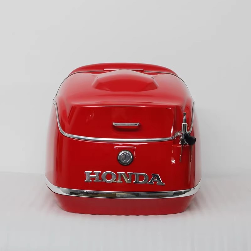 Suitable for Honda Nw F125 Motorcycle Tail Box, Retro Trunk, Scooter Cargo Box, Helmet Box Modification Accessories