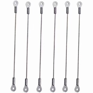 304 Steel Wire Rope Crimp Terminal Processing Fish Eye M3M4M5M6 Lamp Pull Cord Anti-Fall Rope Direct Supply from Dongguan