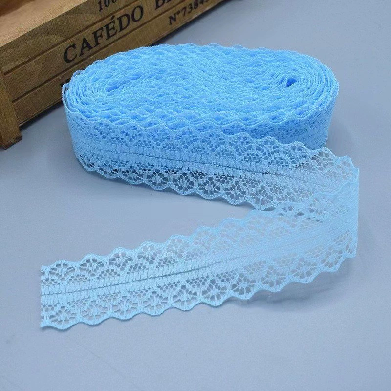 Lace Trim Model 1658-2, Polyester, 3 cm Width, 400 yd Roll, 30 Colors