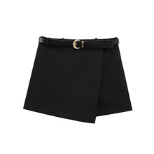 2025夏季新款欧美风   修身显瘦配腰带双襟裙裤8741035