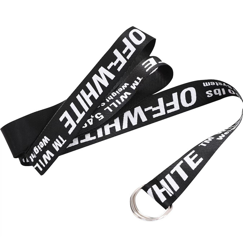 Doble anillo hebilla cinturón de lona cinturón de tela unisex Venta caliente moda estilo coreano todo partido cinturón decorativo