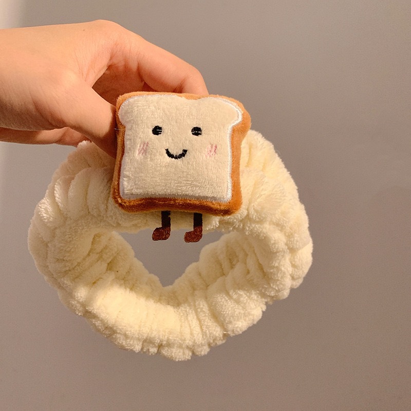 Caricatura verde rana correa de cabello mujer nuevo lindo gran ojo correa de cabello lavar la cara correa de cabello máscara de Navidad tocado