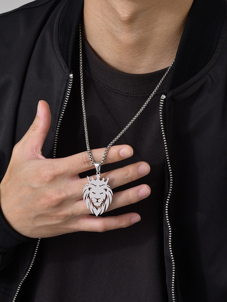 Simple Style Geometric Stainless Steel Polishing Pendant Necklace 1 Piece