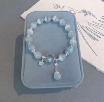 S158-Pulsera Ojo de Gato Estrella#SZ-147