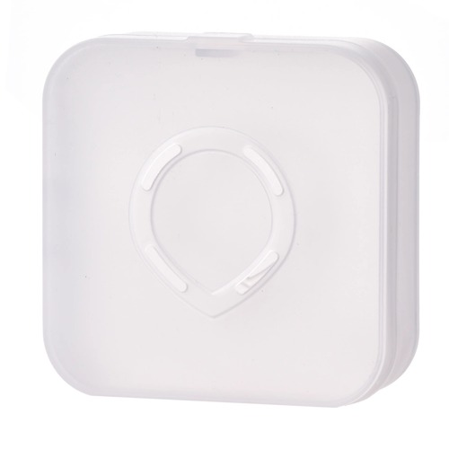 100 Points Cotton Candy Powder Puff Storage Box, Travel Portable Breathable Powder Puff Case, Macaron Color Series Powder Puff Box