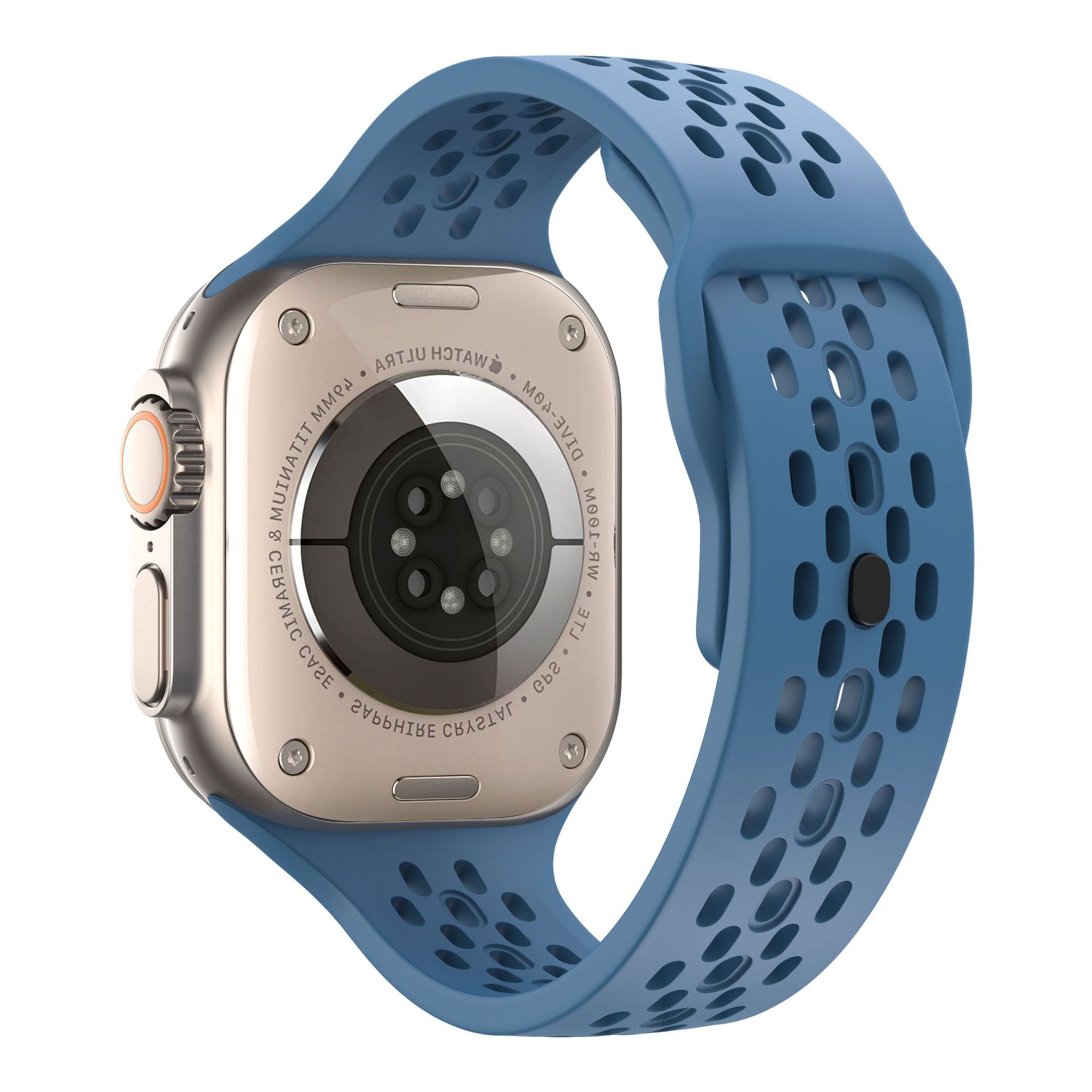 28g Weight Watch Strap Classification Silica Gel Material Mesh Pattern Casual Style Casual Mesh Watch Strap 21