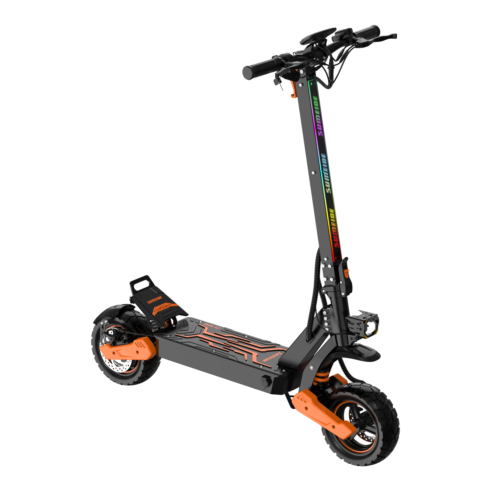 New adult foldable electric scooter with high power, long battery life, portable mini two-wheeled electric vehicle