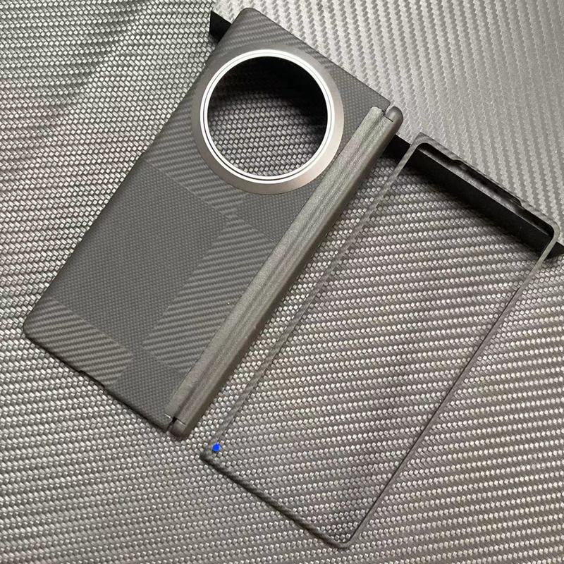 vivo xfold3 ケブラー携帯電話ケース中央軸モデル超薄型 xfold3pro 中央軸磁気保護ケースに適しています|undefined