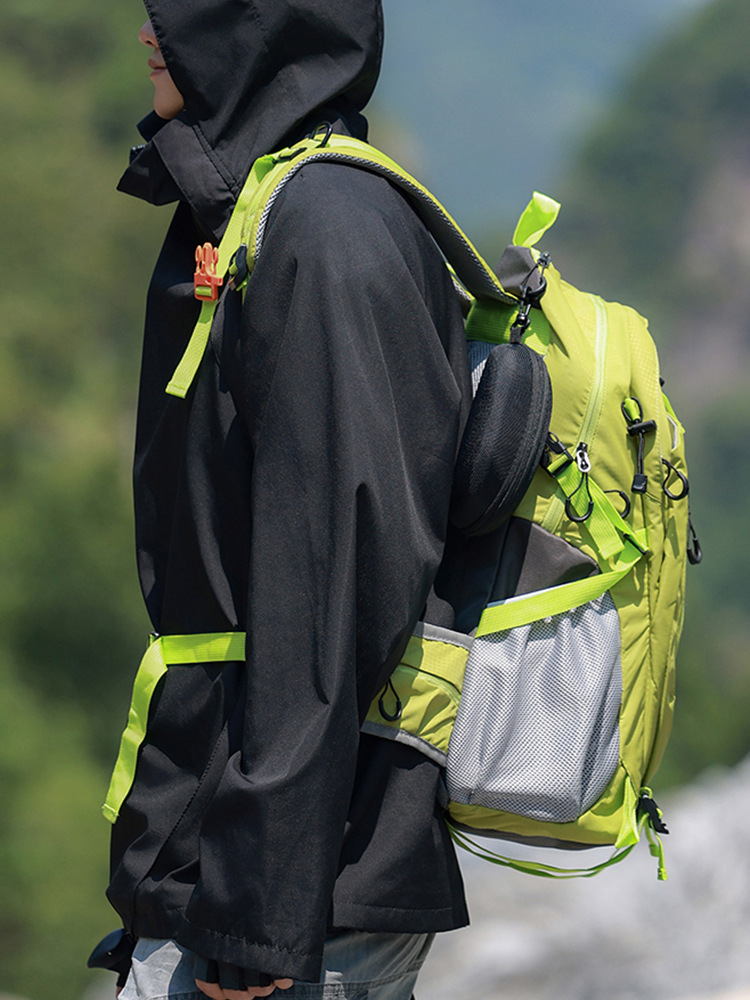 Mochila Ligera de Senderismo para Exterior de 30L de Nylon Impermeable y Transpirable para Deportes al Aire Libre