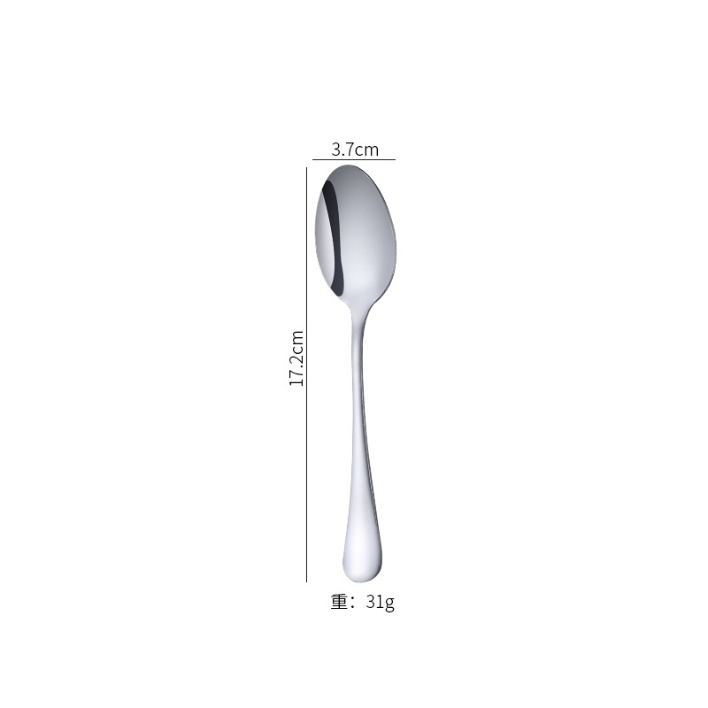 Stainless Steel Long Handle Spoon And Fork For Adults And Kids_voghion.com
