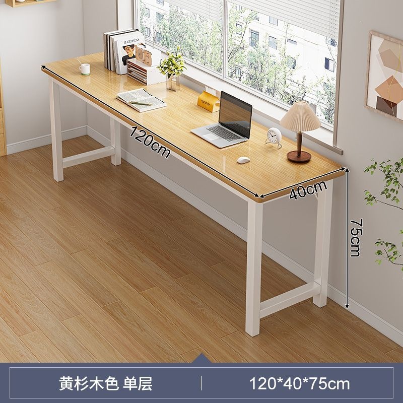 Mesa Mesa de estudio de estudiantes Mesa de dormitorio Mesa de alquiler de casa contra la pared Mesa de cama extrema estrecha Mesa de computadora simple image 31