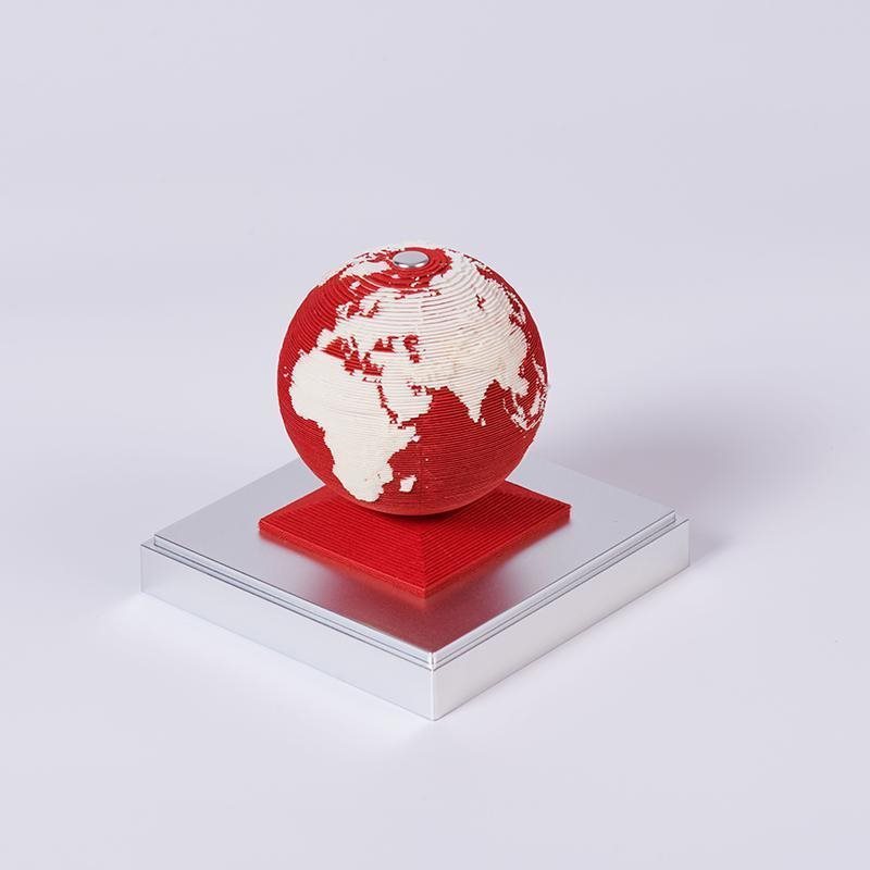 2023年地球を救うカレンダー3d立体便箋紙地球儀兎年手裂き紙彫刻三次元卓上カレンダー|undefined