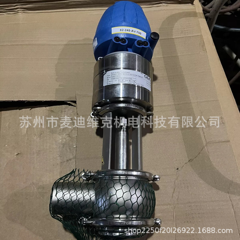 德国Tuchenhagen品牌UF-OD2 1/2"-SZ型号气动控制阀带T.VIS控制器