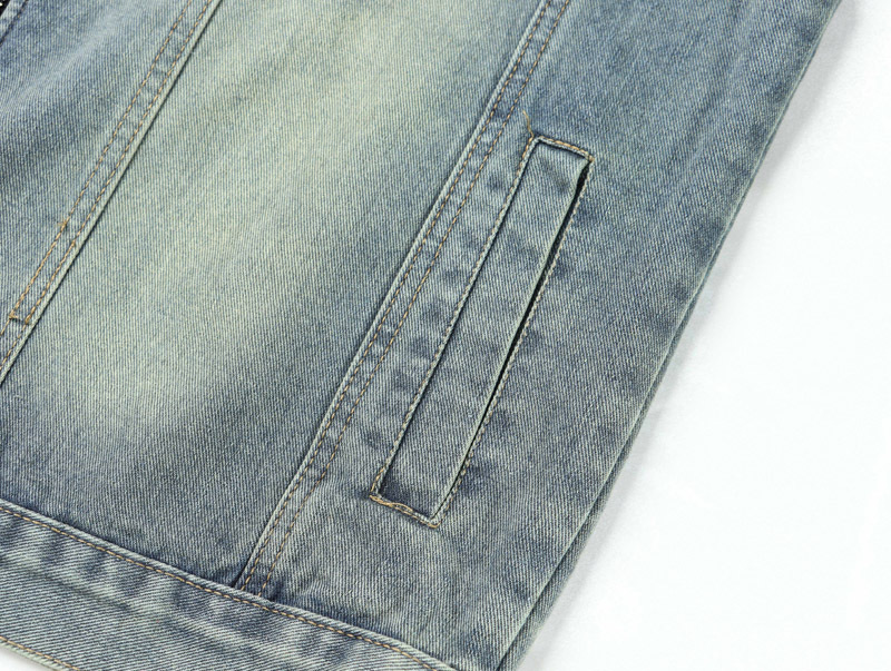 Herrenbekleidung Washed Old Street Retro Loose Denim Jacke Modische Marke All-Match Casual Jacke Ankunft_voghion.com
