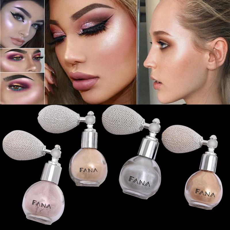 Fana Eyeshadow Spray Powder Air Cushion Body Powder Greek Goddess Spray Glitter Powder Contouring Setting Powder Moisturizing Matte