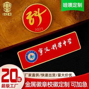 Customized Badges Zinc Alloy Metal Badges School Badges Company Business Gift Medals Customized