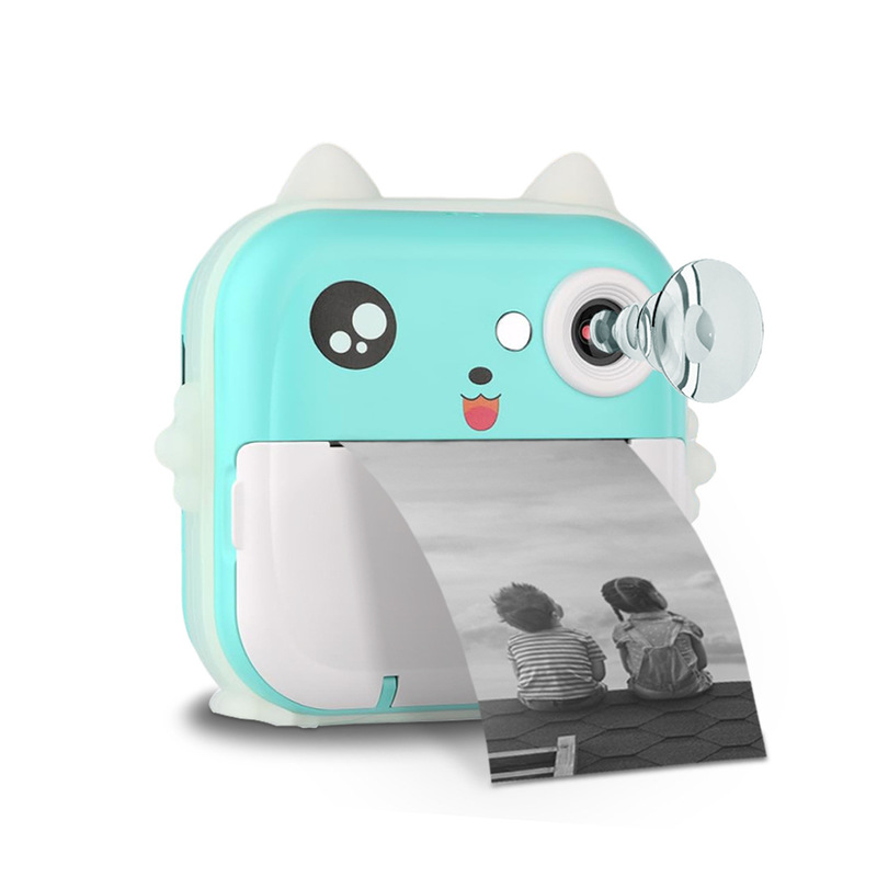 New Kids Instant Printable Camera Mini Polonoid Student Holiday Gift Bluetooth HD Digital Camera