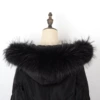 Raccoon black*14*75 fur collar