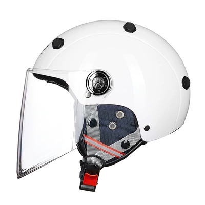 Cross-Border Special Offer Gxt Electric Motorcycle Helmet for Men and Women, Winter Half Helmet, Safety Helmet Suitable for All Seasons