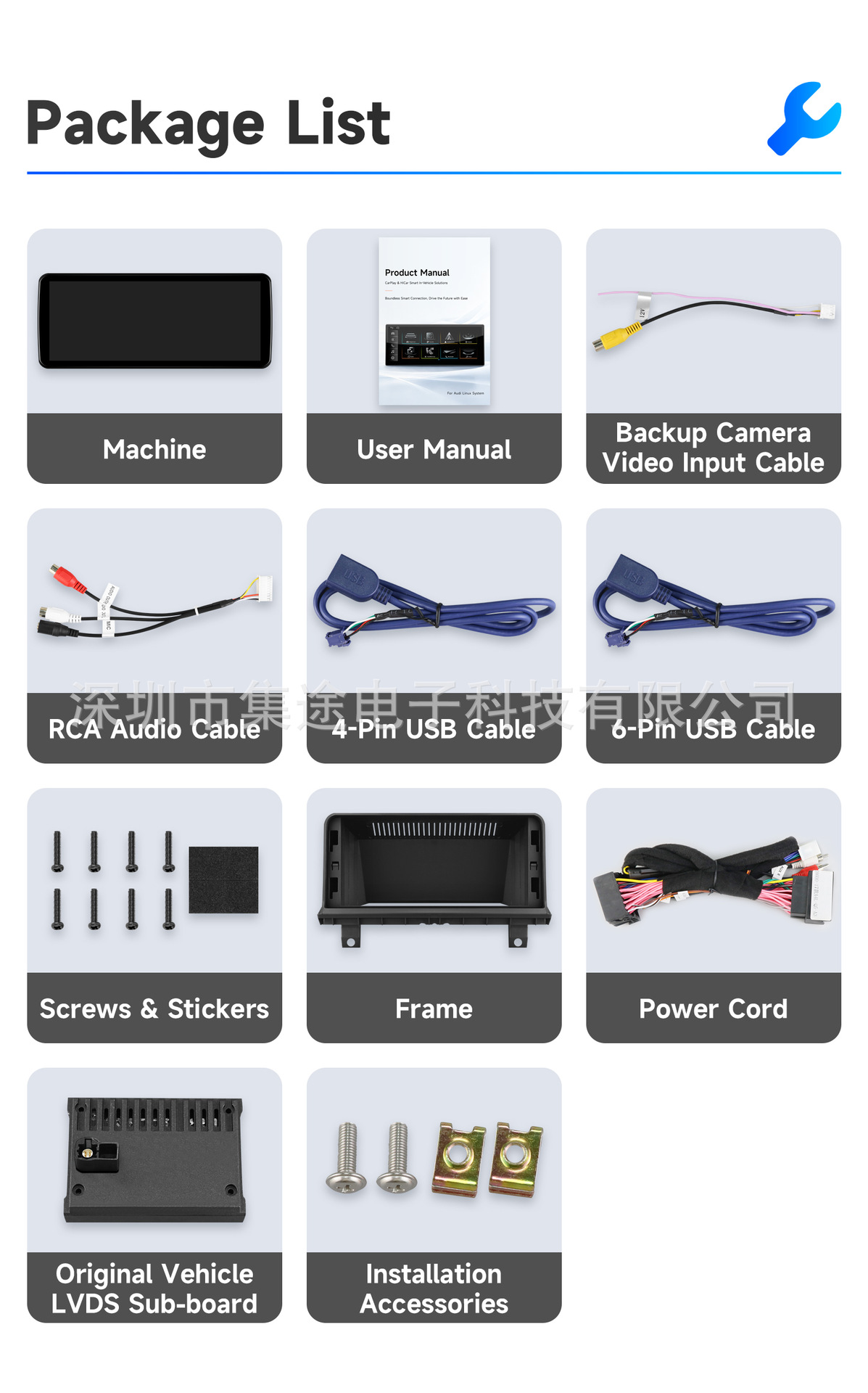 Suitable for Audi A3 2012-2020 12.3inch Car GPS Navigation System Wireless CarPlay Central Control Unit