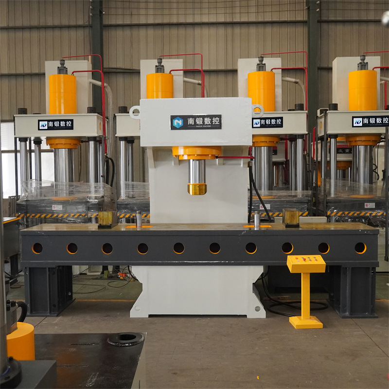 400吨校直单臂液压机 不锈钢管校正压力机 南锻C型虎口压装油压机