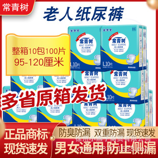 Evergreen adult diapers for the elderly diapers for the elderly adult disposable diaper pad for men and women Large L